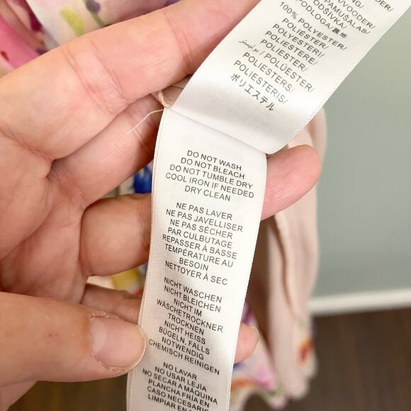 Adrianna Pappell Women's Floral Print Surplice V Neck Long Wrap Dress Size 6 NWT - Picture 7 of 10